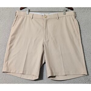 Peter Millar Salem Performance Short Mens 38 x‎ 9 Khaki Golf Classic Fit Preppy